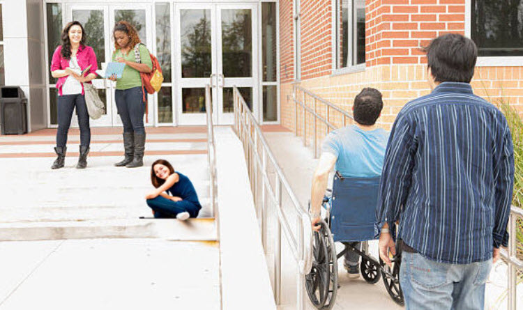 schools should provide wheelchair ramps to disabled students